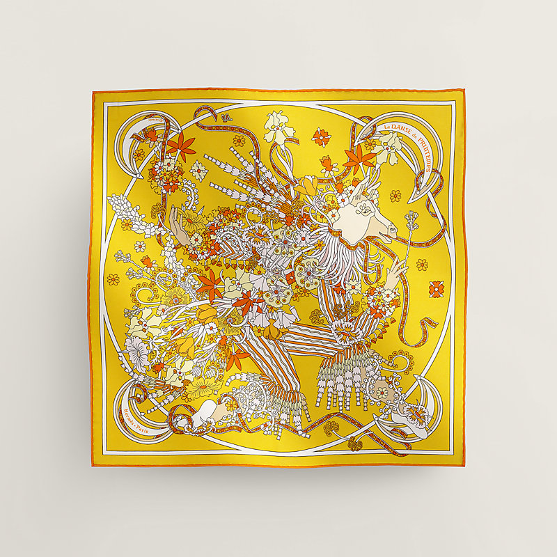 人気【HERMES】La Danse du Printemps scarf 45〈直営店〉 La Danse du Printemps scarf 45 | Hermès Saudi Arabia